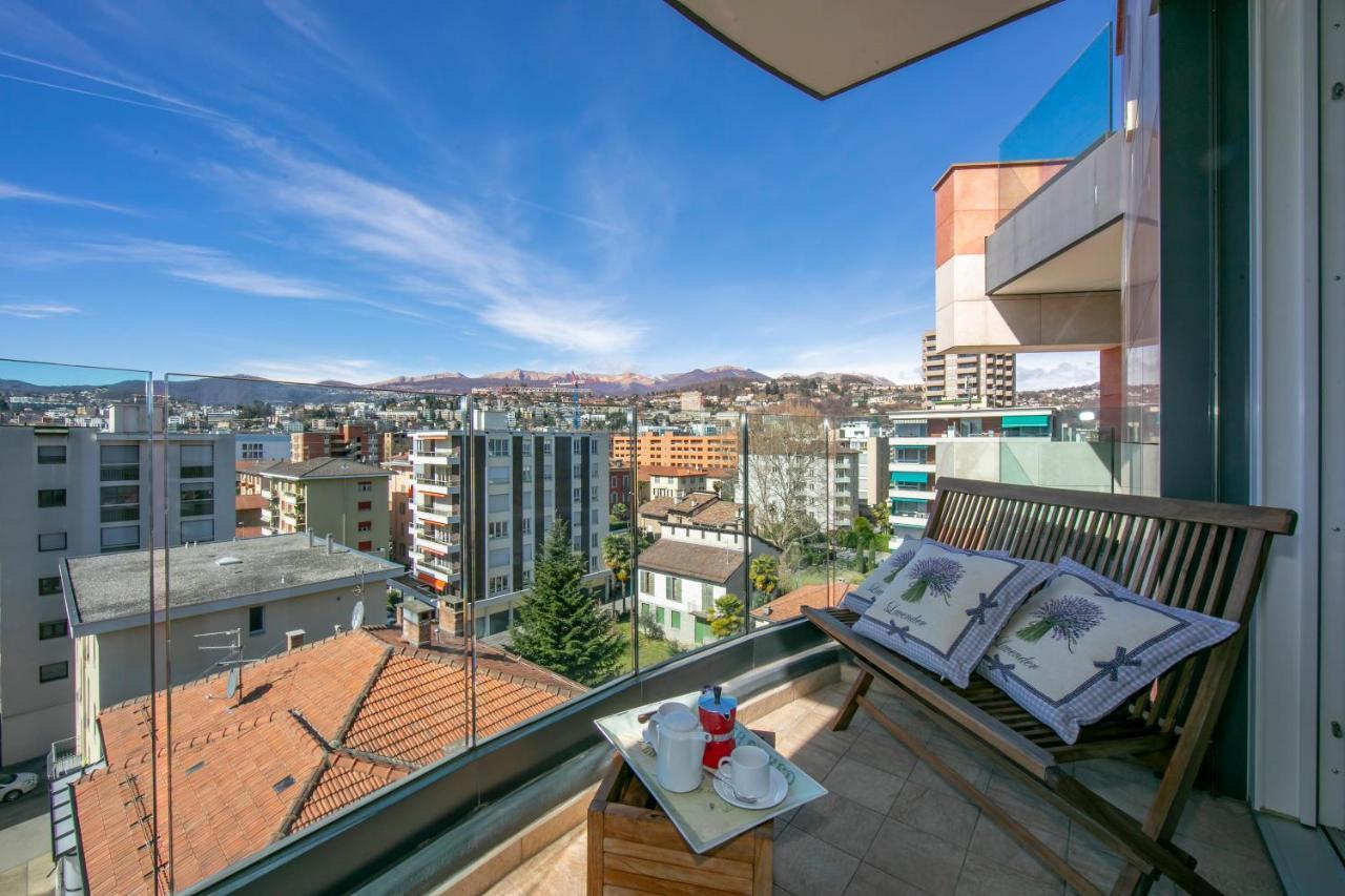 Panoramic Penthouse - Happy Rentals Lugano Ngoại thất bức ảnh