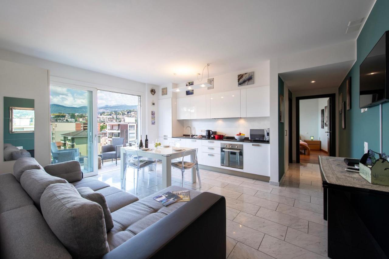 Panoramic Penthouse - Happy Rentals Lugano Ngoại thất bức ảnh